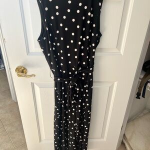 Black and White Polka Dot Jumpsuit